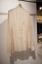 Corset style back switched blouse