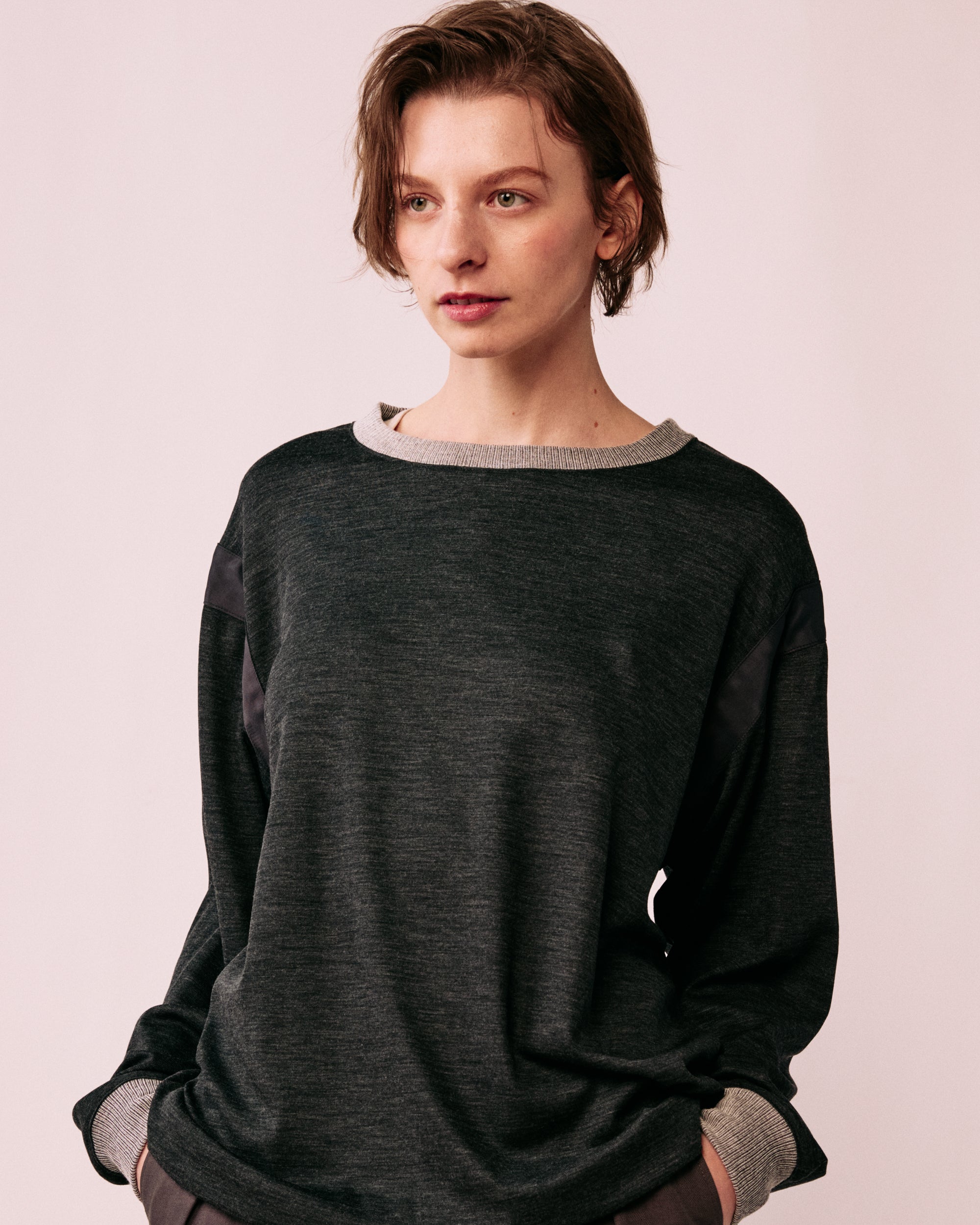 ウールニット プルオーバー