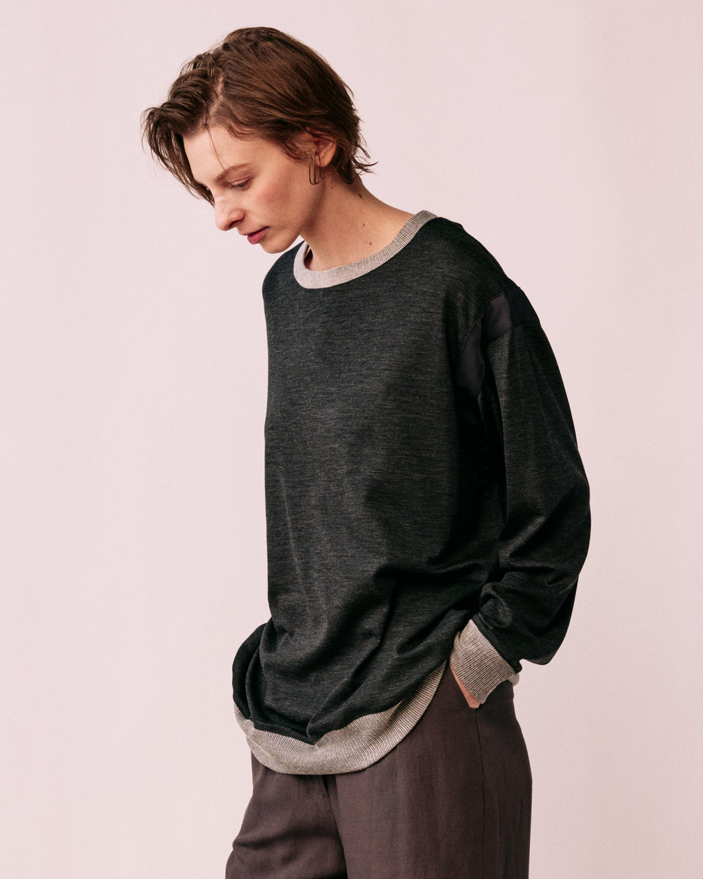 ウールニット プルオーバー