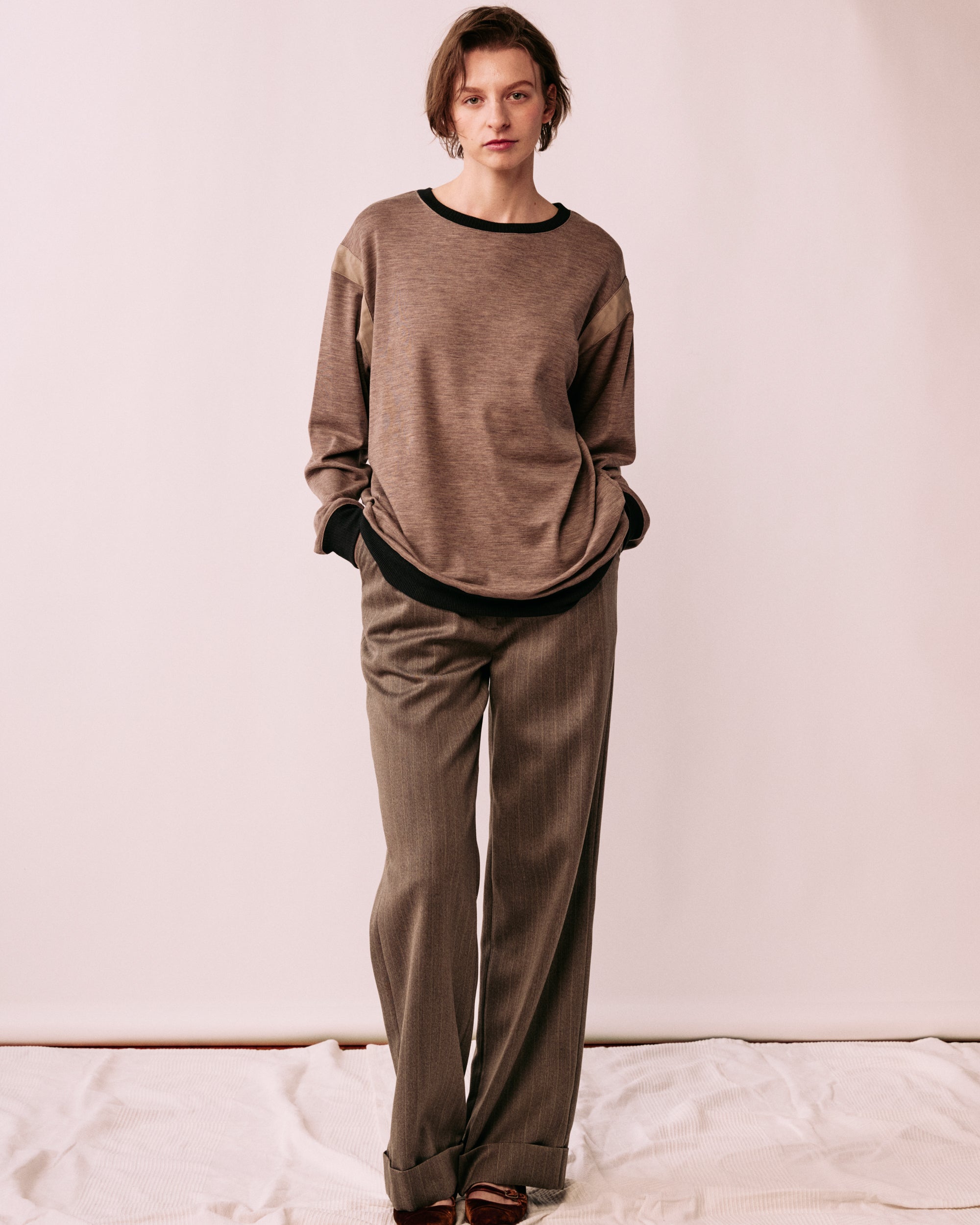 ウールニット プルオーバー