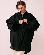 ギャザーブラウス 袖ディテール アップ