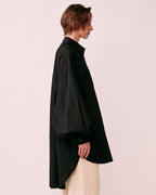 レディース ブラウス 横からのシルエット