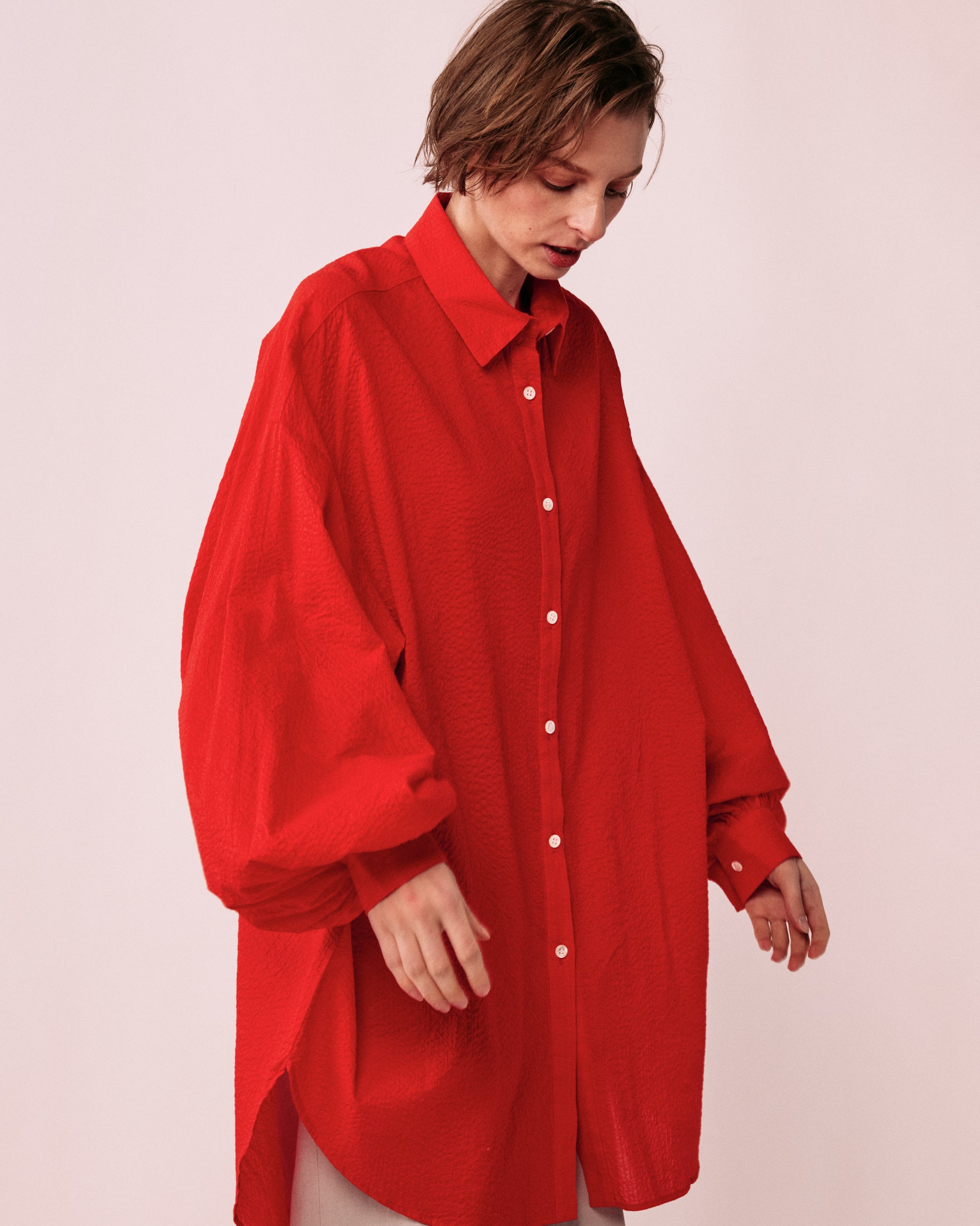 夏 ブラウス レディース 涼しい 素材感