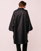 レーヨンコットン ブラウス 光沢 素材感