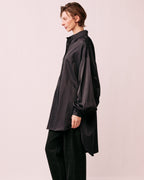 バルーンスリーブ 横からのシルエット