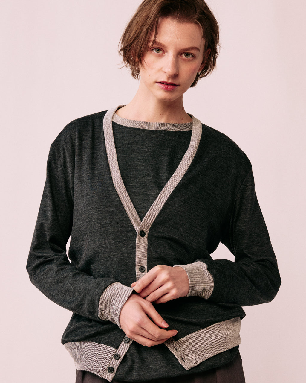 Mt. Breath Wool knit cardigan