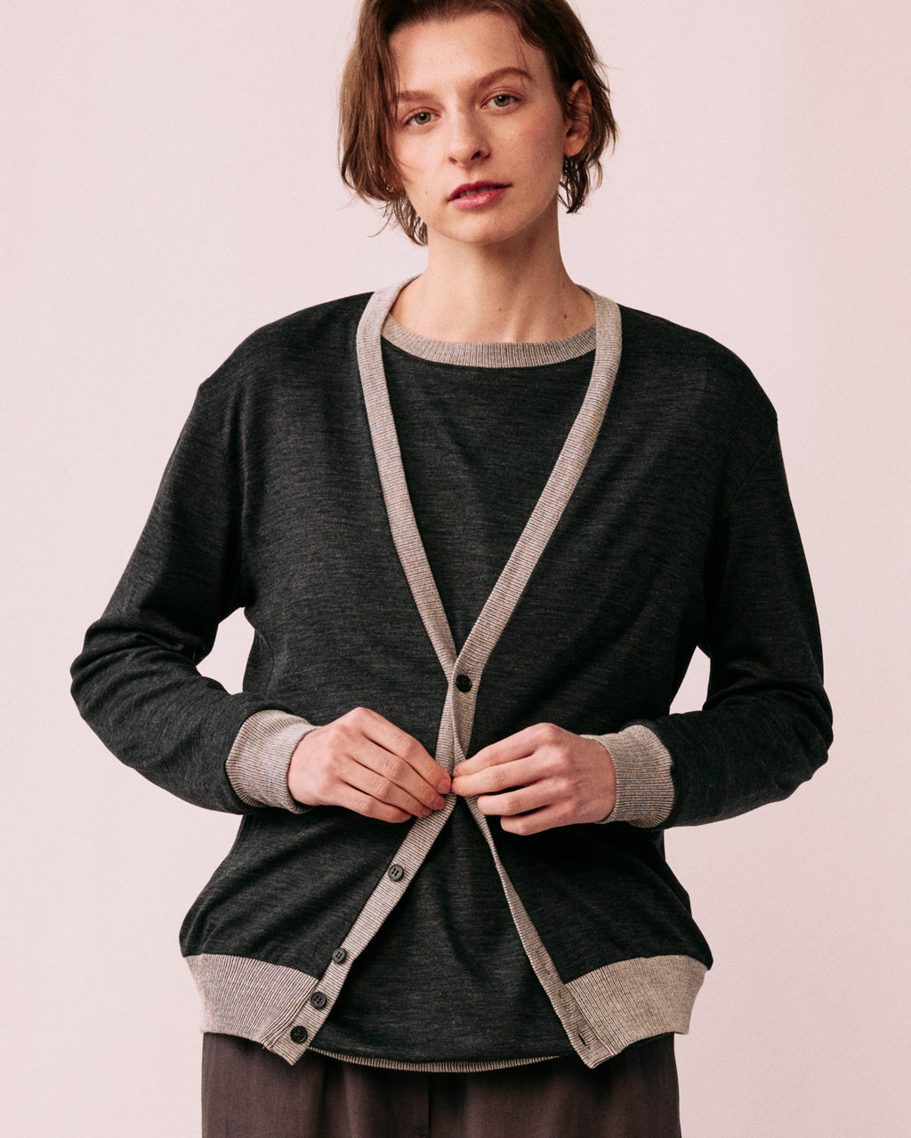 Mt. Breath Wool knit cardigan