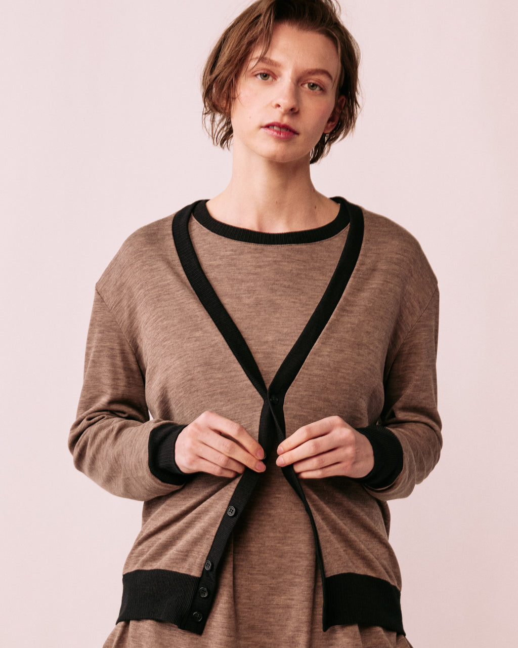 Mt. Breath Wool knit cardigan