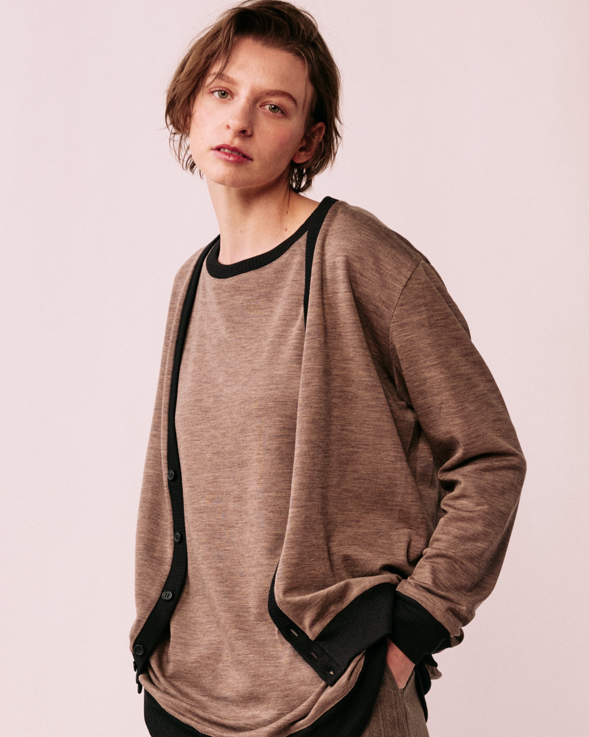 Mt. Breath Wool knit cardigan