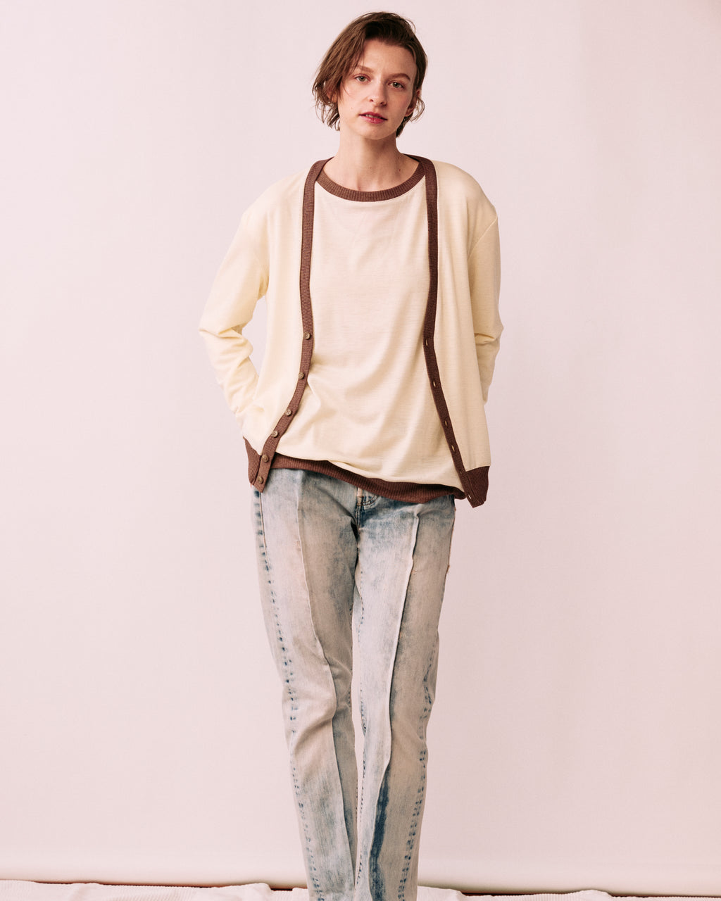 Mt. Breath Wool knit cardigan