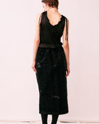 Nishijin balloon skirt back silhouette relaxed fit women