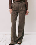 【PRE ORDER】Double-tuck wide trousers (wool)