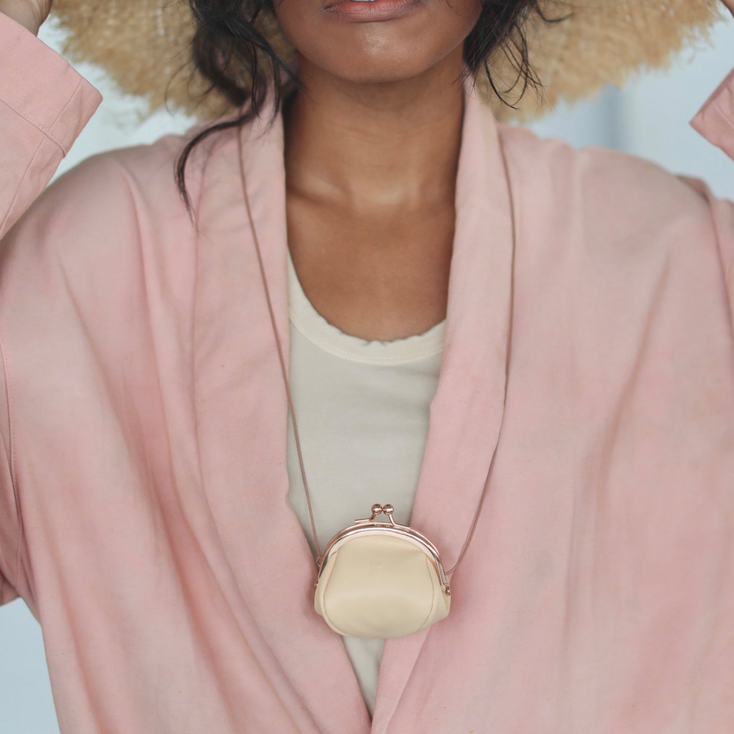 Relaxed front tie jacket