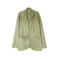 Relaxed front tie jacket