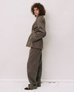 【PRE ORDER】Double-tuck wide trousers (wool)