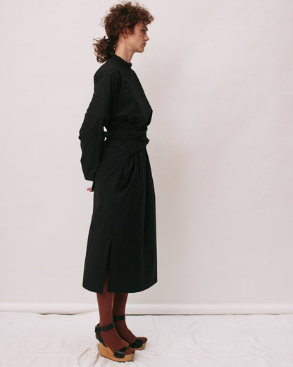 [PRE ORDER] Oval tie dress (cotton)