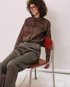 【PRE ORDER】Double-tuck wide trousers (wool)