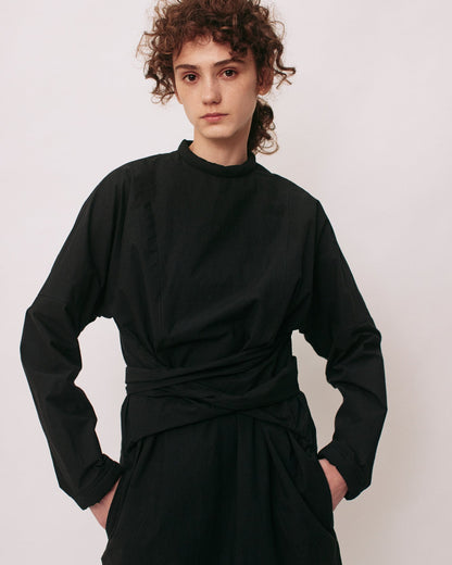 [PRE ORDER] Oval tie dress (cotton)