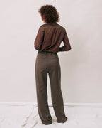 【PRE ORDER】Double-tuck wide trousers (wool)
