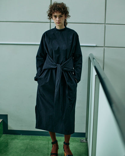 [PRE ORDER] Oval tie dress (cotton)