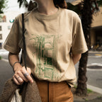 Morning window print T-shirt