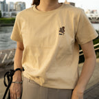 Cubist embroidery T-shirt