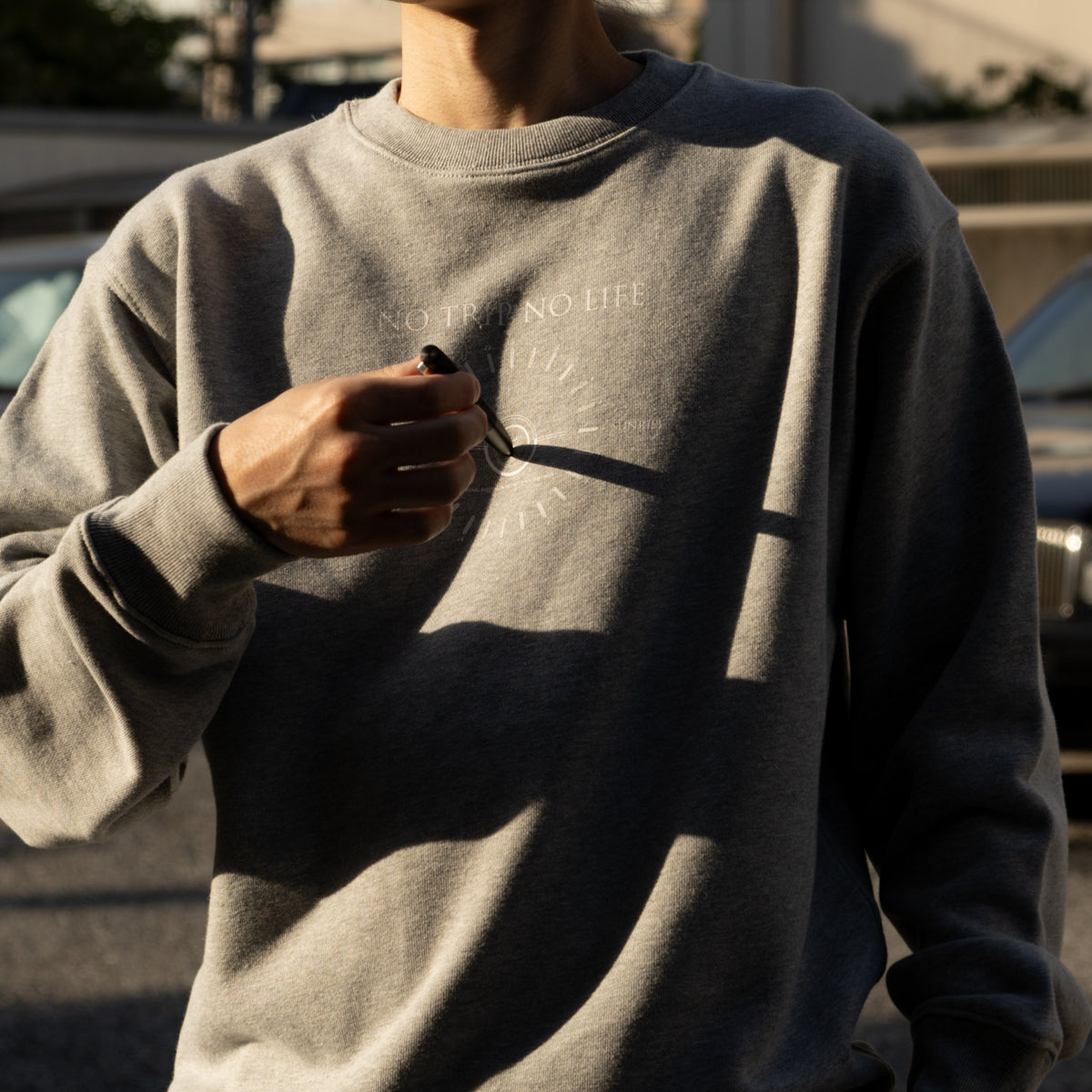 Sundial print sweatshirt