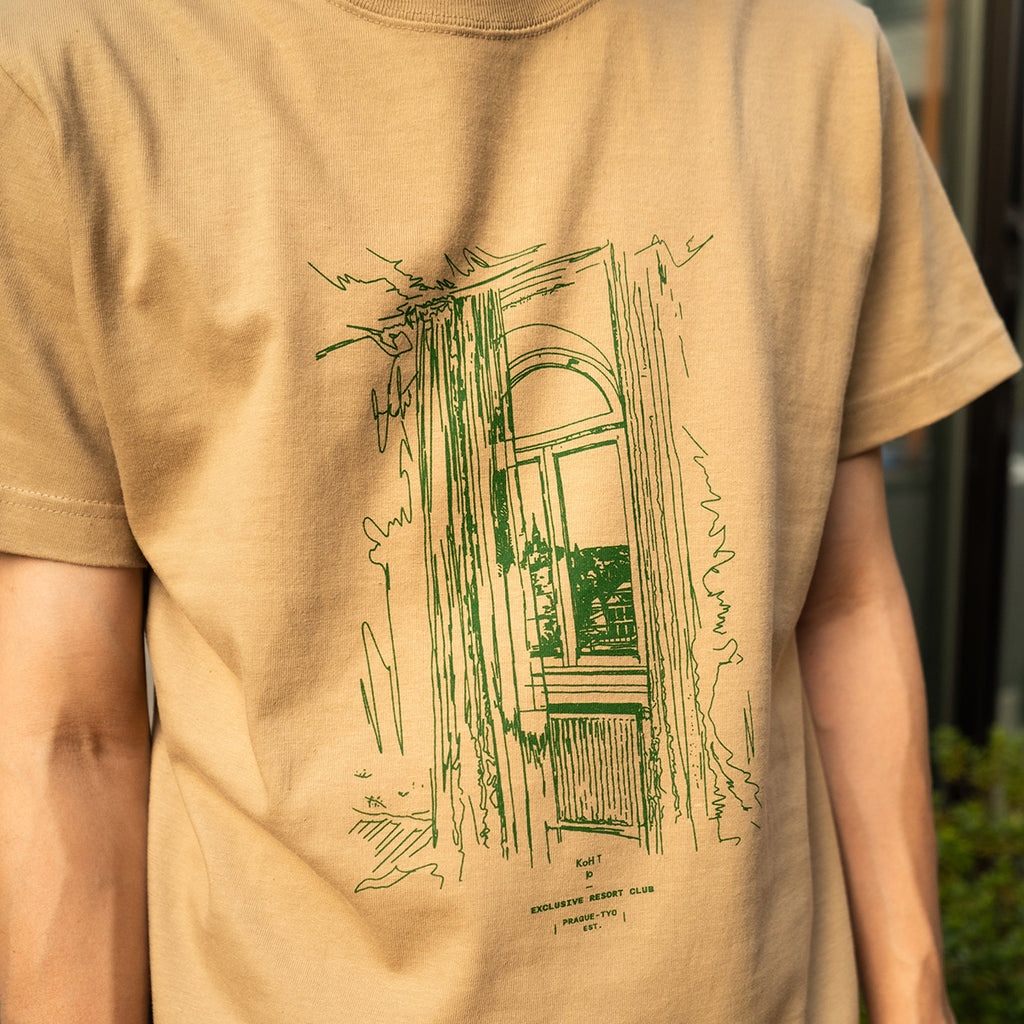 Morning window print T-shirt