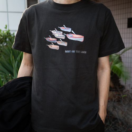 Boat print T-shirt