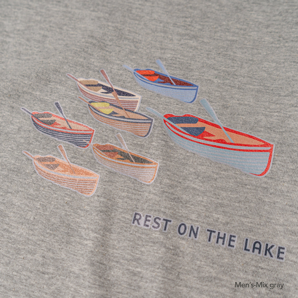 Boat print T-shirt
