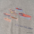 Boat print T-shirt