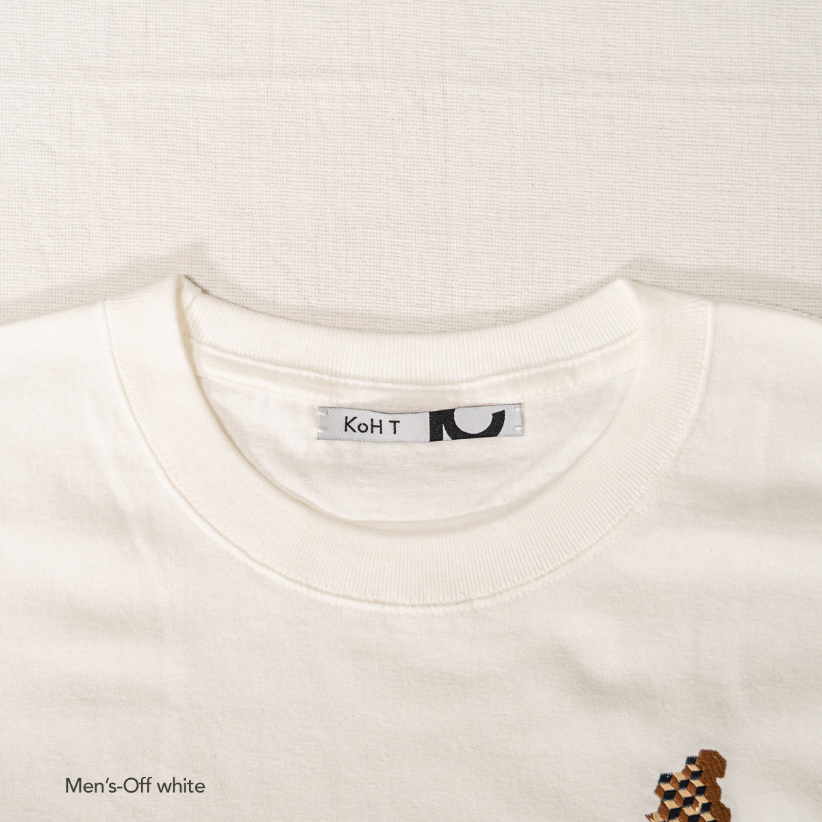 Cubist embroidery T-shirt