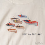 Boat print T-shirt