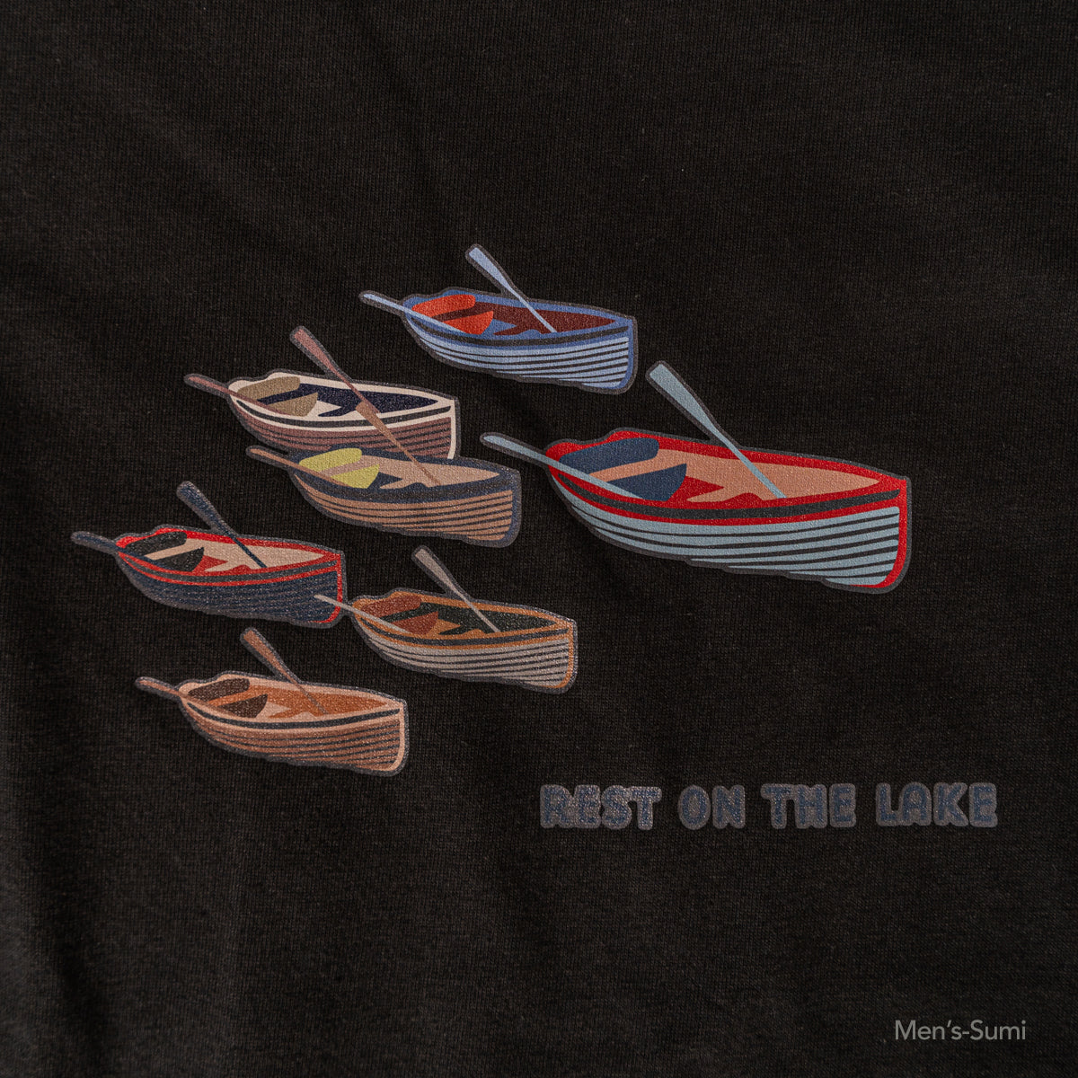 Boat print T-shirt