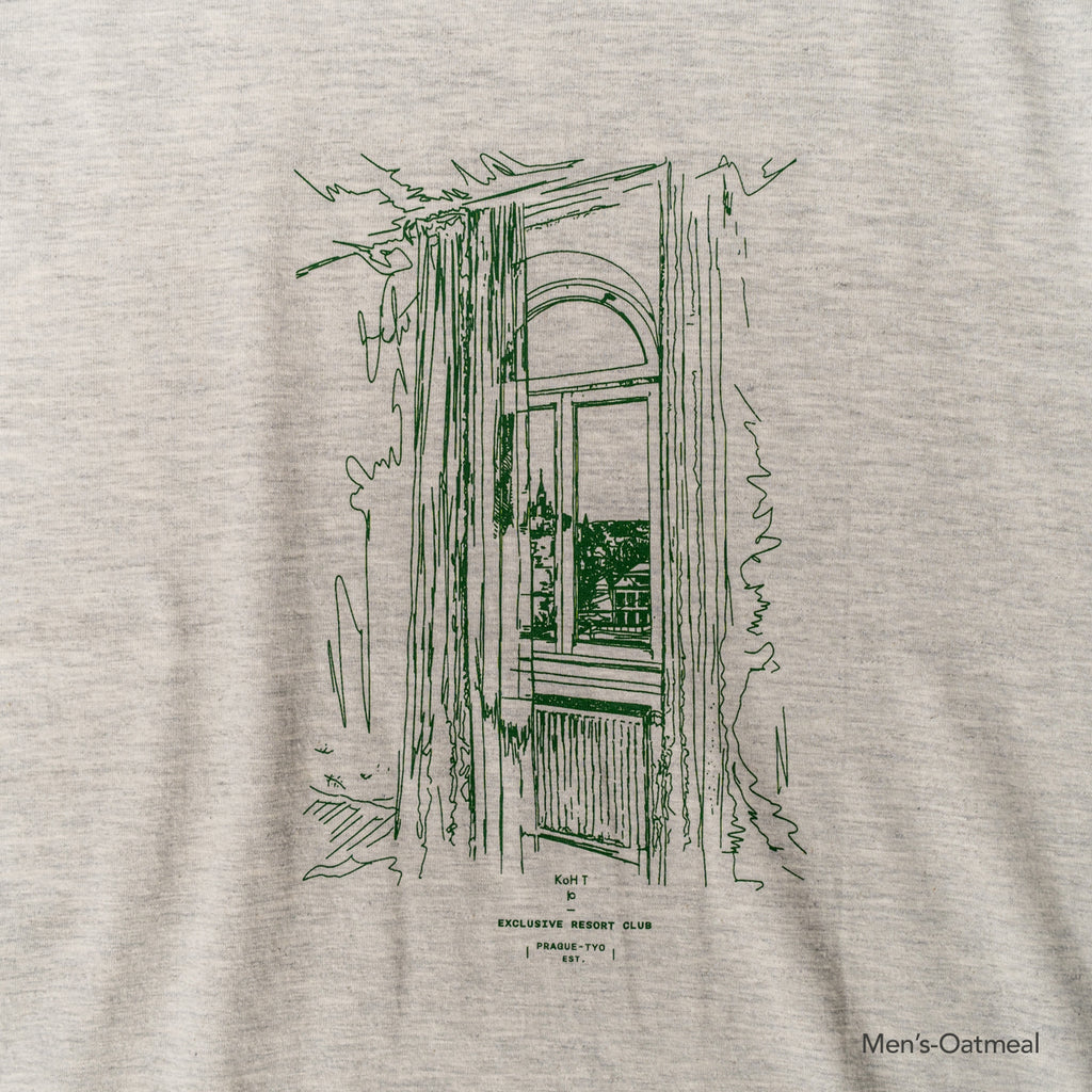 Morning window print T-shirt