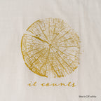 Tree ring print T-shirt