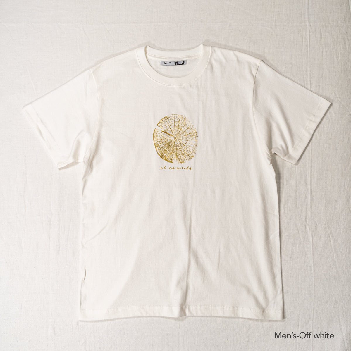 Tree ring print T-shirt
