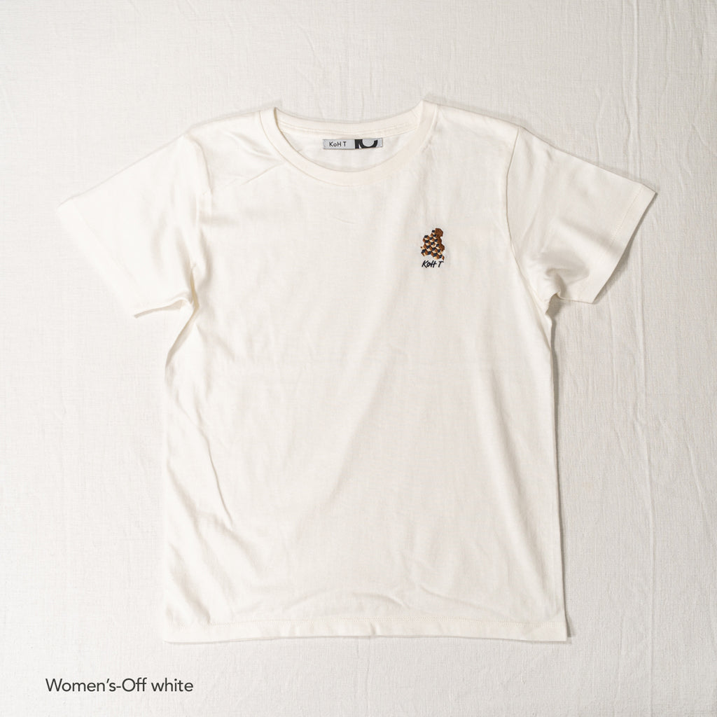 Cubist embroidery T-shirt