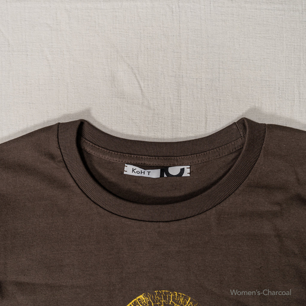 Tree ring print T-shirt