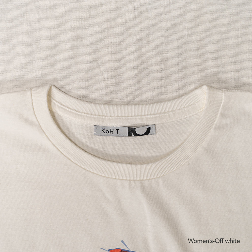 Boat print T-shirt