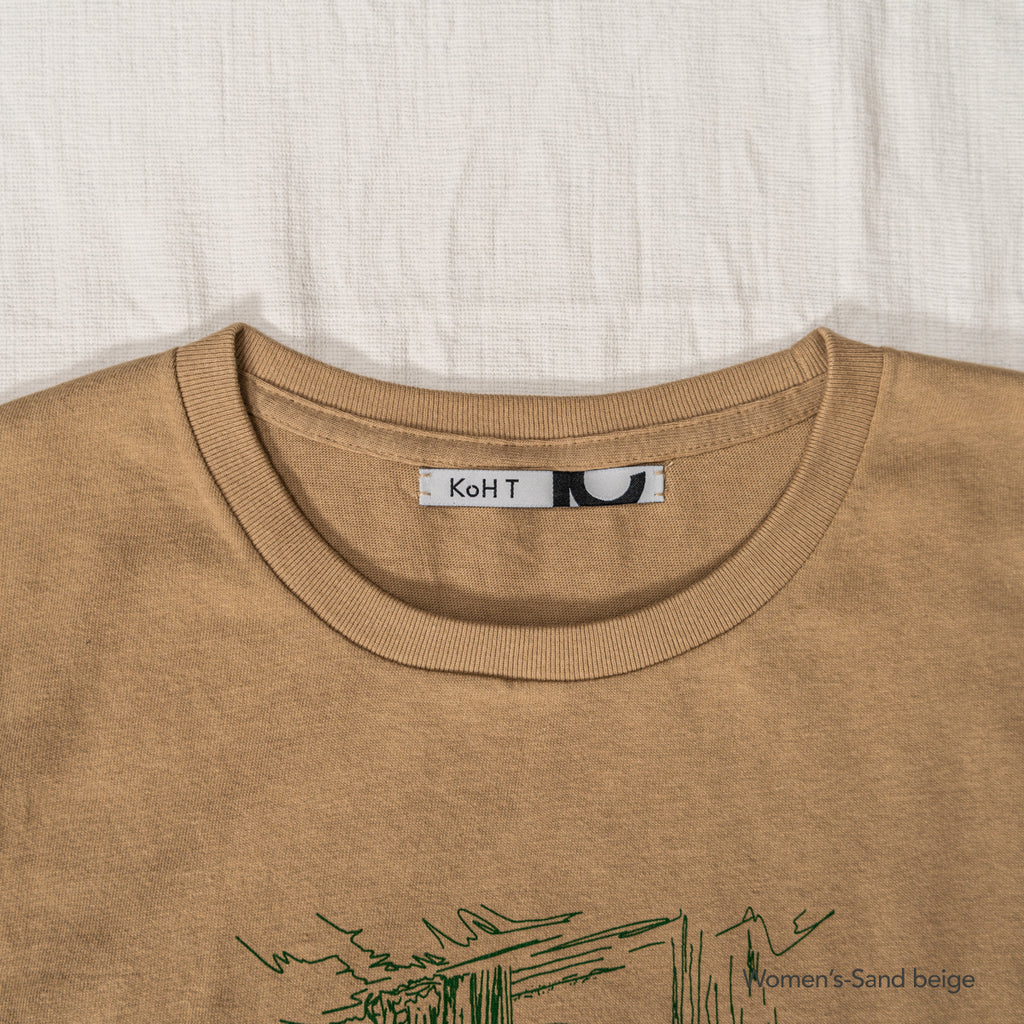 Morning window print T-shirt