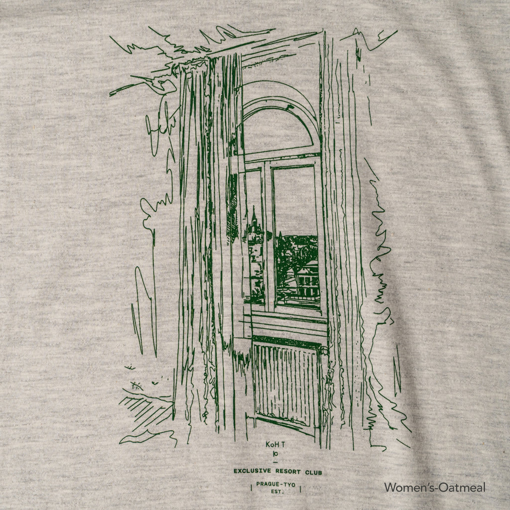 Morning window print T-shirt