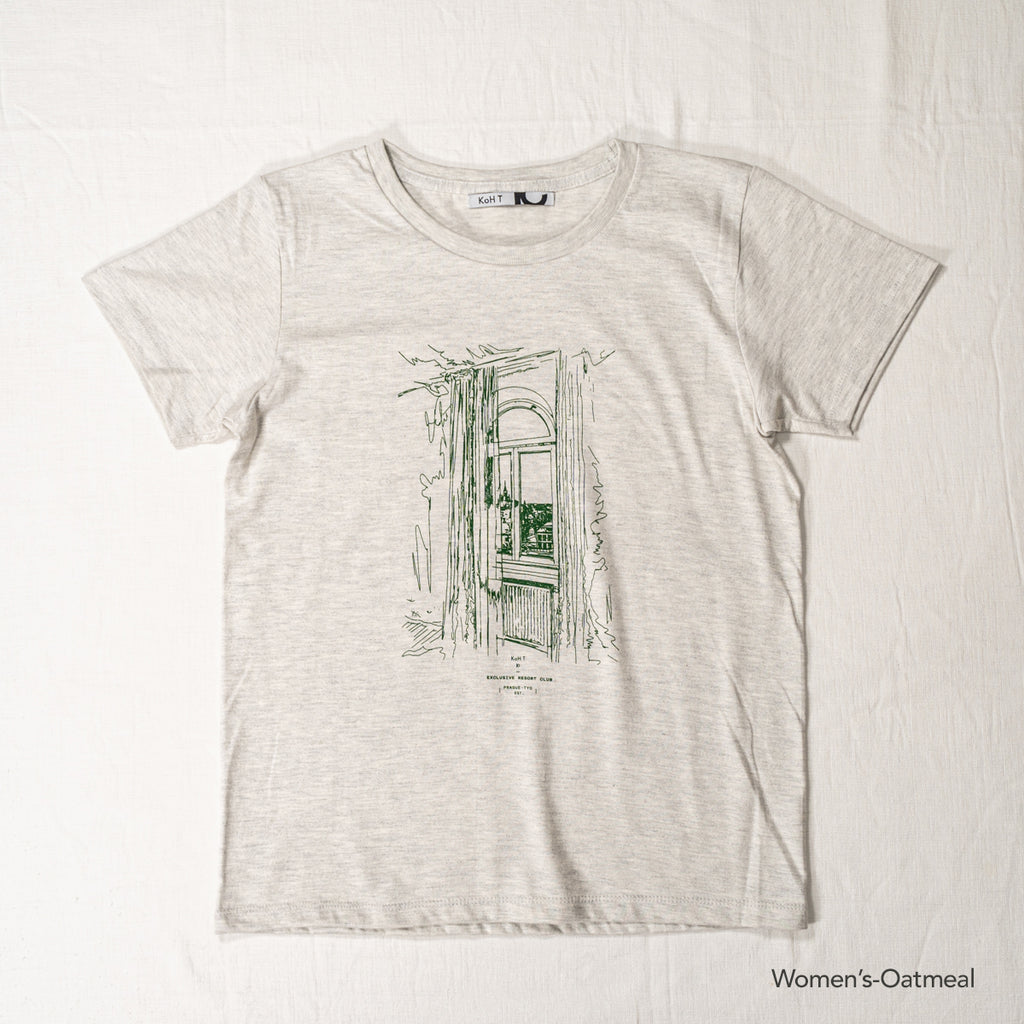 Morning window print T-shirt
