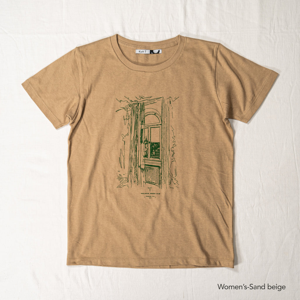 Morning window print T-shirt
