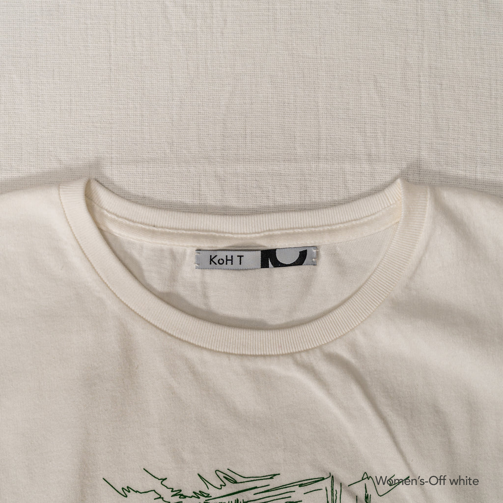 Morning window print T-shirt