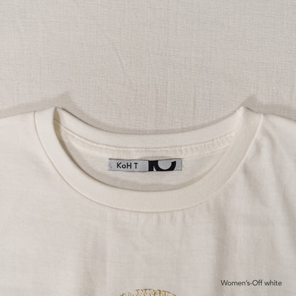 Tree ring print T-shirt