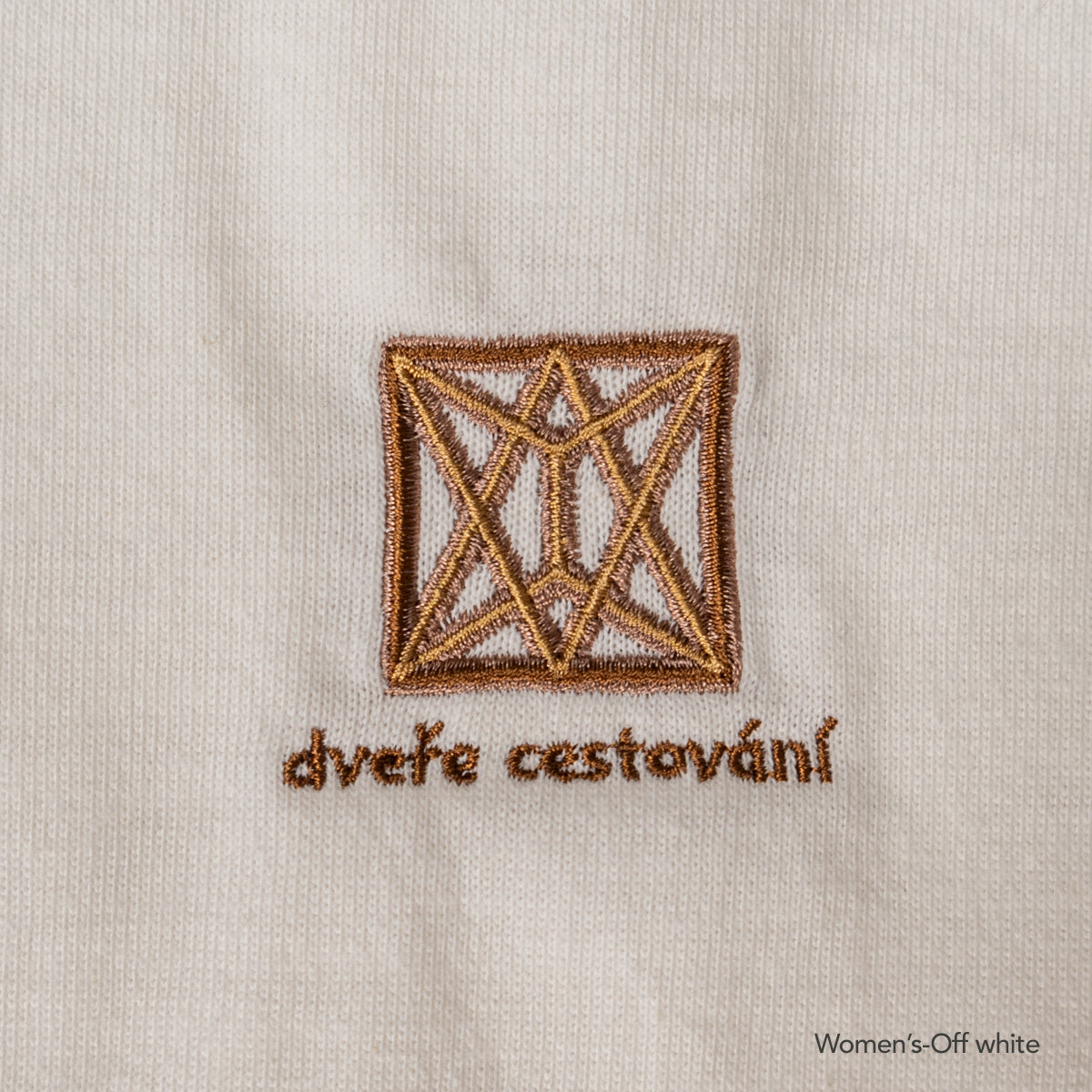 Travel door embroidered T-shirt