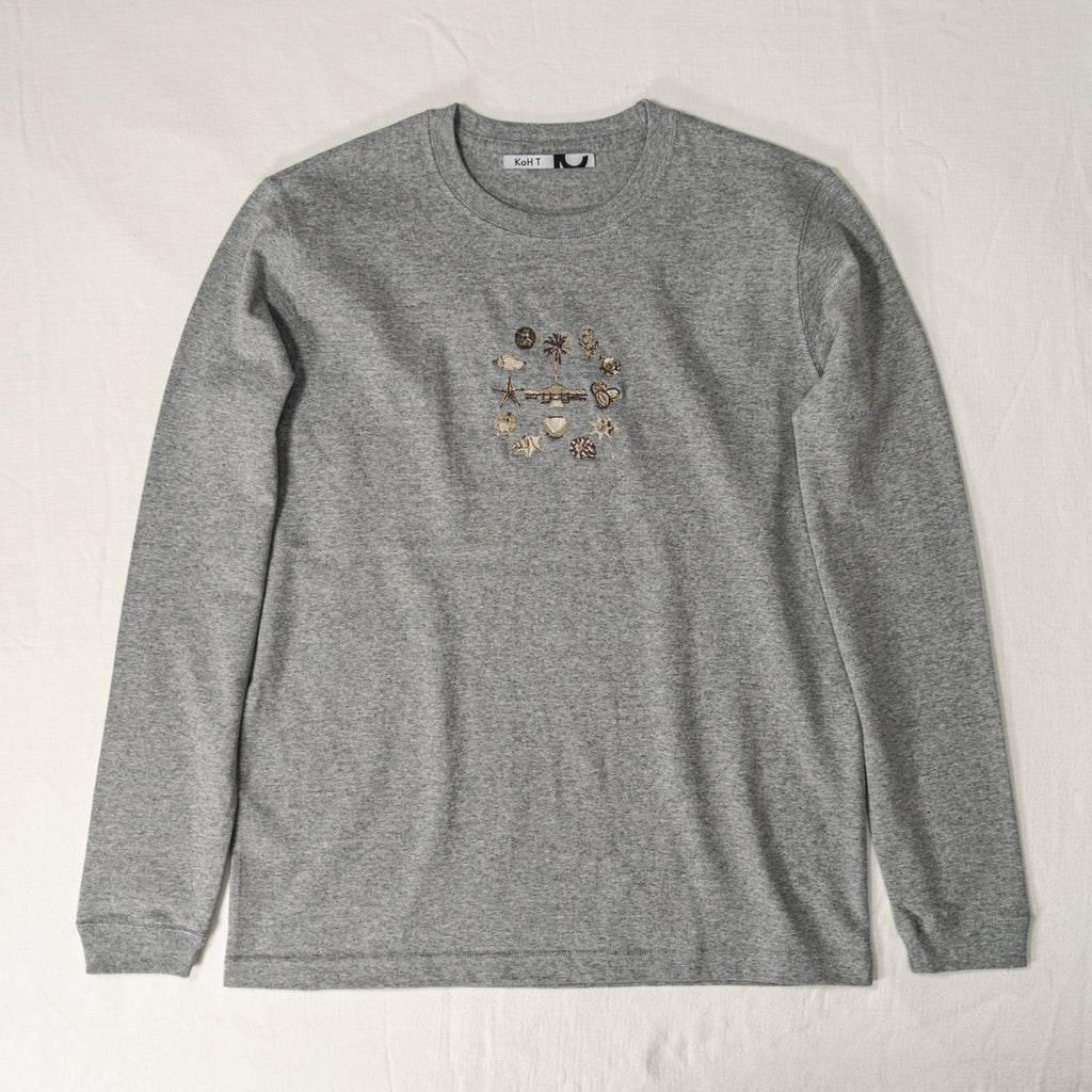 Resort Embroidery Long Sleeve T-Shirt