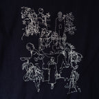 Nostalgic travel print long sleeve T-shirt