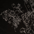 Nostalgic travel print long sleeve T-shirt